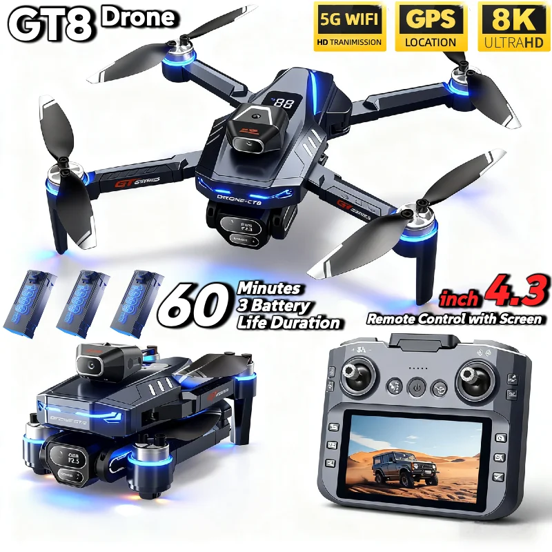 Drone Surveying - HOT For LSRC GT8 Drone 4K