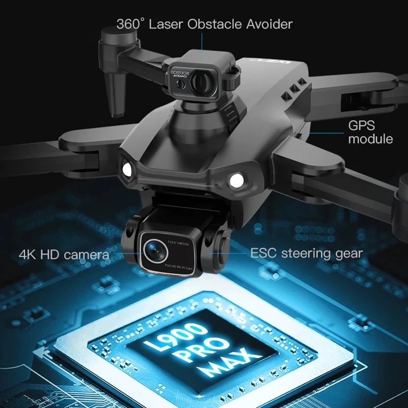 L900 Pro MAX GPS Drone 4K Prof - Drone Mapping recension och pris