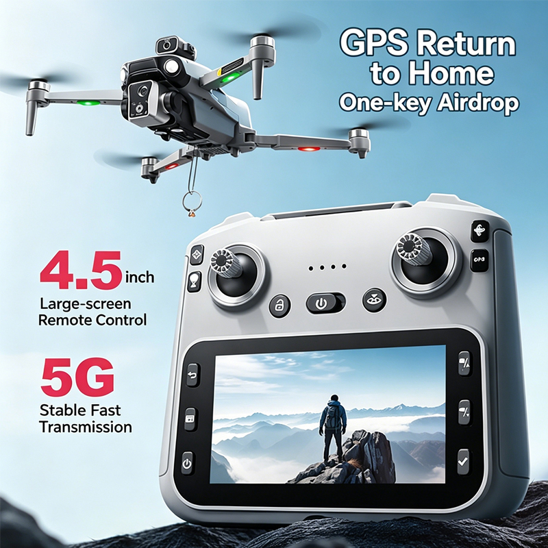 K19 MAX GPS Drone 4K Professio - Drone Surveying recension och pris