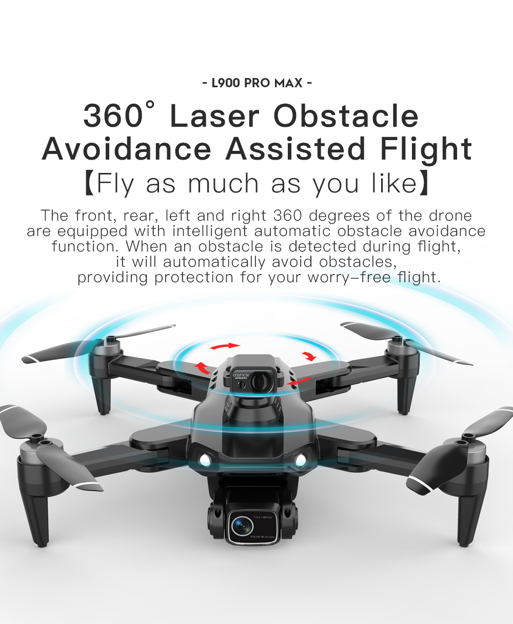 LYZRC L900 PRO MAX Laser obsta - Drone Mapping recension och pris