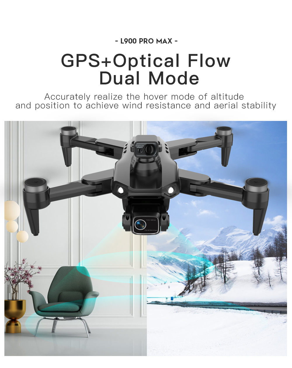 LYZRC L900 PRO MAX Laser obsta - Drone Mapping recension och pris