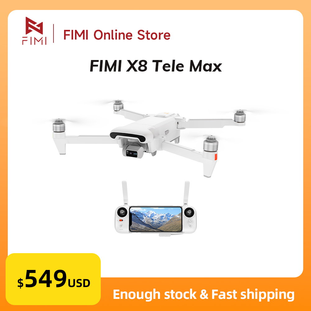 FIMI X8 Tele Max Drone 4K Prof - Drone Thermal Imaging recension och pris